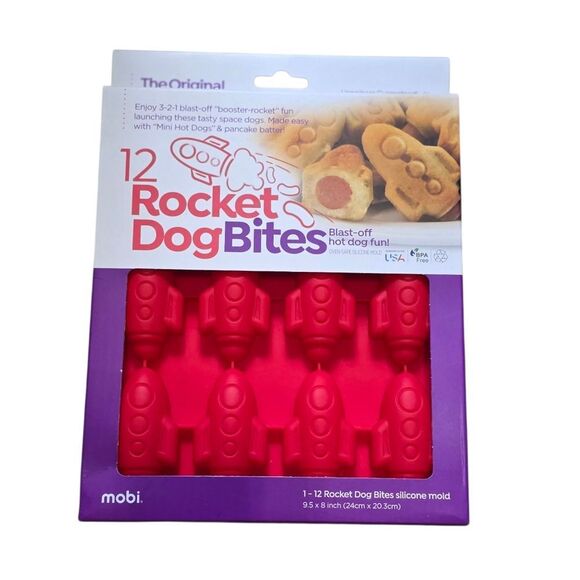 Red Silicone Bakeware Mold for Fun Treats - Picture 1 of 2
